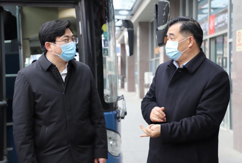 市委常委、武進區(qū)委書記喬俊杰督查武進汽車站春運及疫情防控工作